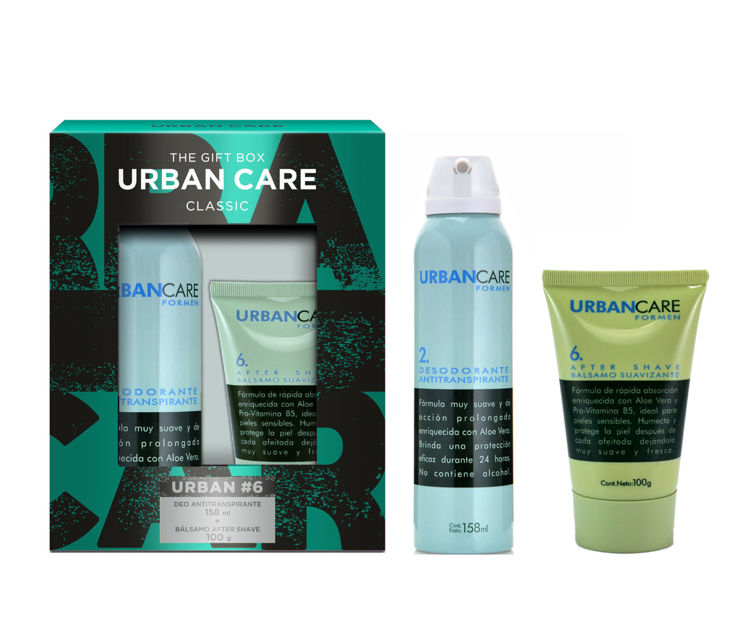 Imagen de Urban Care Estuche Clasico Antitranspirante + Balsamo After