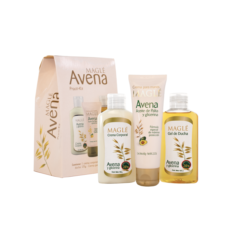 Imagen de Magle Pack De Gel Ducha + Manos + Crema Corporal De Avena