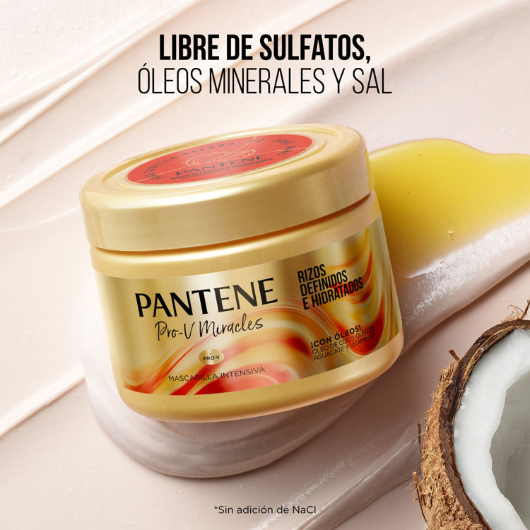 Imagen de Pantene Baño De Crema Rizos Pote 300 ml