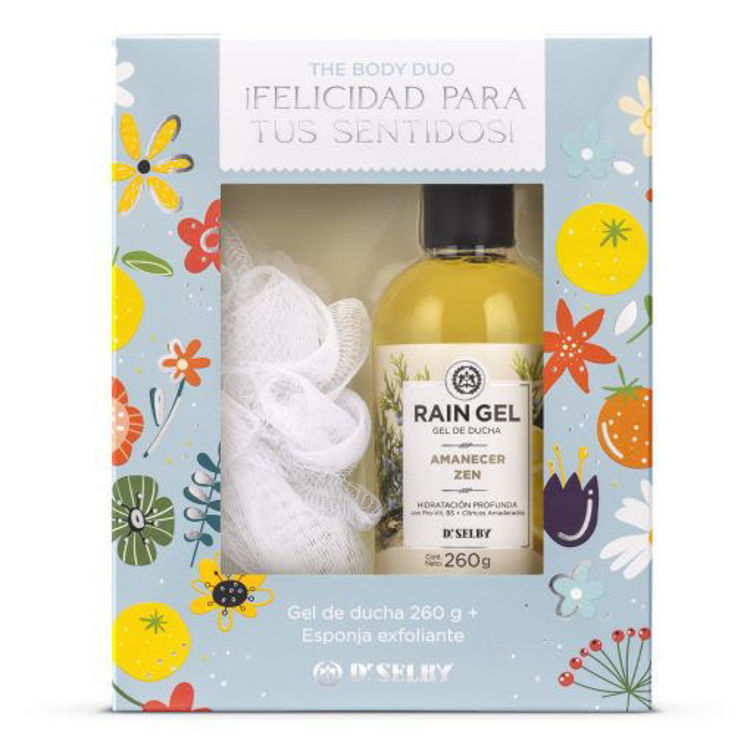 Imagen de Set Rain Gel Con Esponja Exfoliante