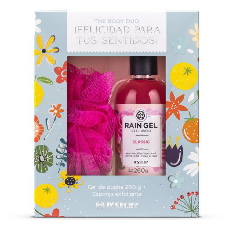 Imagen de Rain Gel Estuche Classic + Esponja Exfoliante