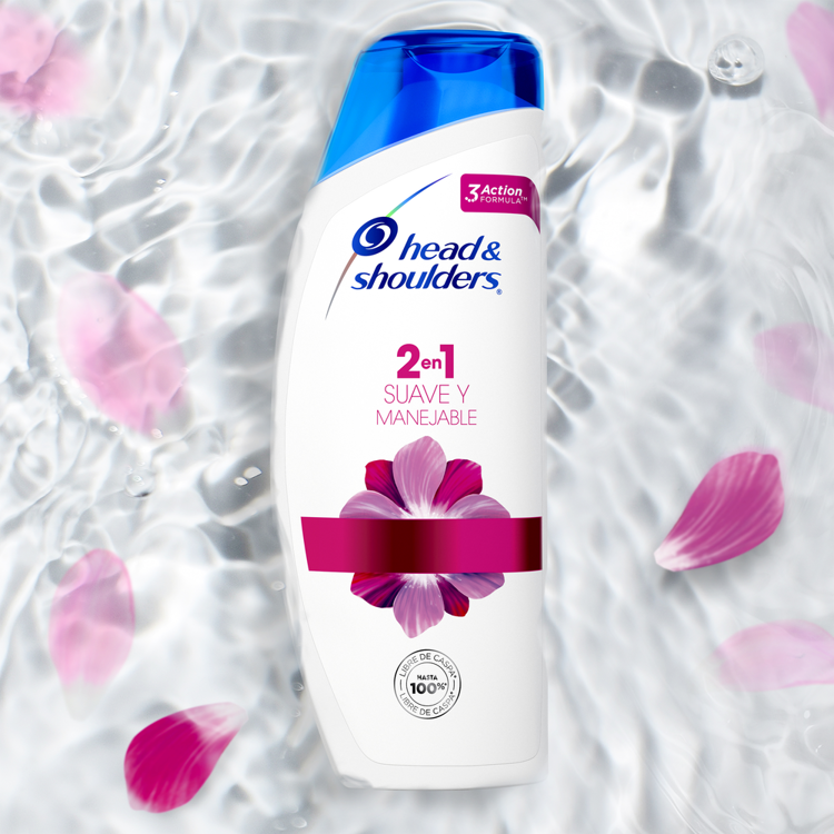 Imagen de Head&Shoulders Shampoo 2 En 1 Suave Y Manejable 180 ml
