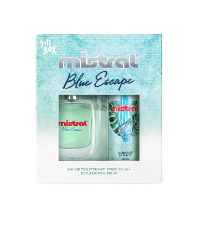 Imagen de Estuche Mistral Blue Escape Edt 50Ml Con Desodrante