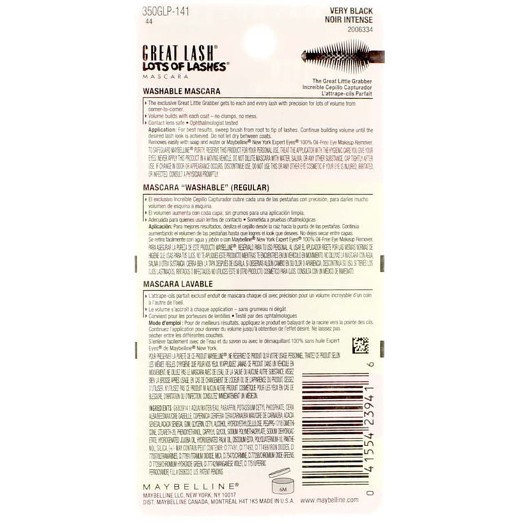 Imagen de Maybelline Máscara De Pestañas Great Lash