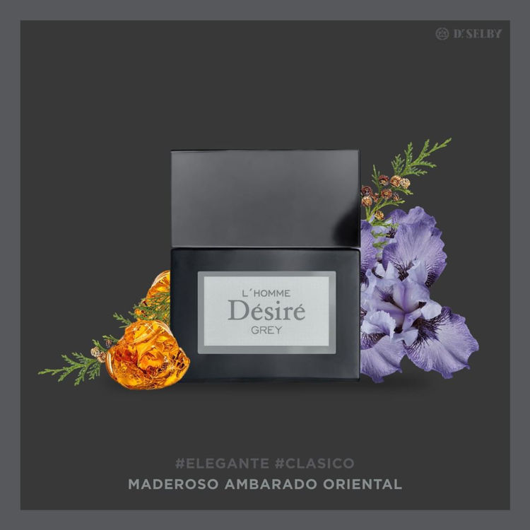 Imagen de Desire Grey Perfume de hombre 50 Ml