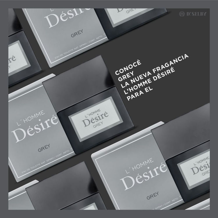 Imagen de Desire Grey Perfume de hombre 50 Ml