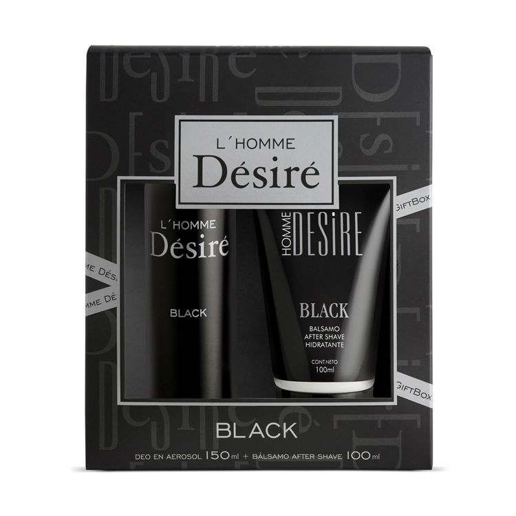 Imagen de Desiré Estuche Black  Desodorante + After Shave