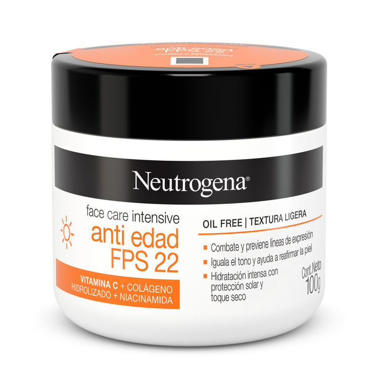 Imagen de Neutrogena Face Care Anti-Edad Fps 22  100 gr