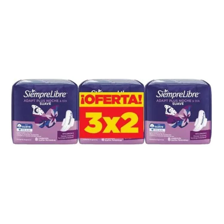 Imagen de Siempre Libre Adapt Plus Noche y Dia 3X2
