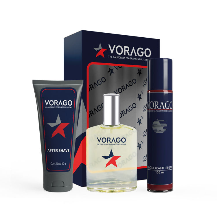 Imagen de Estuche Vorago Edt 50Ml, After Shave Y Desodrante 100Ml