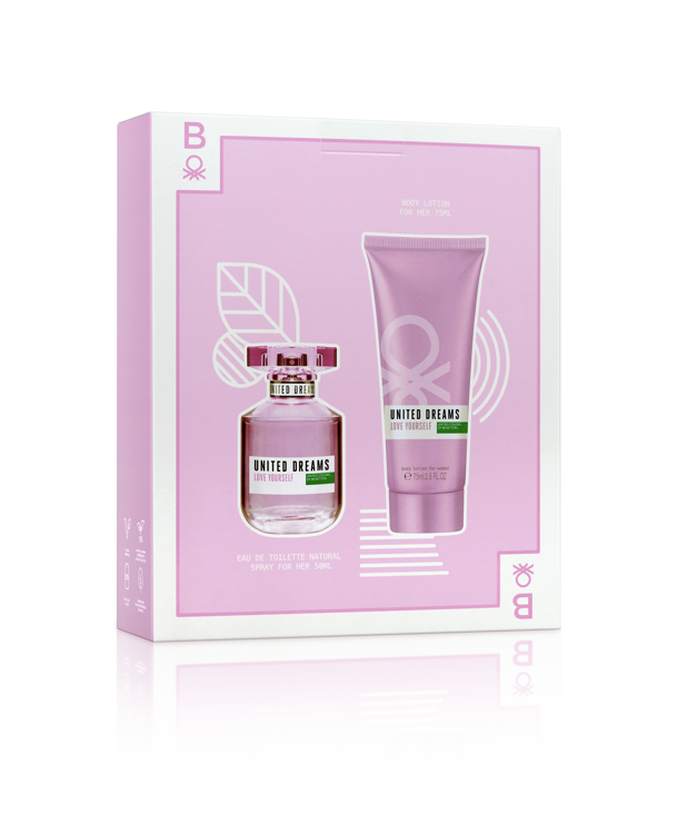 Imagen de Estuche Benetton Love Yourself Women (Edt 50 Ml+Body Lotion)