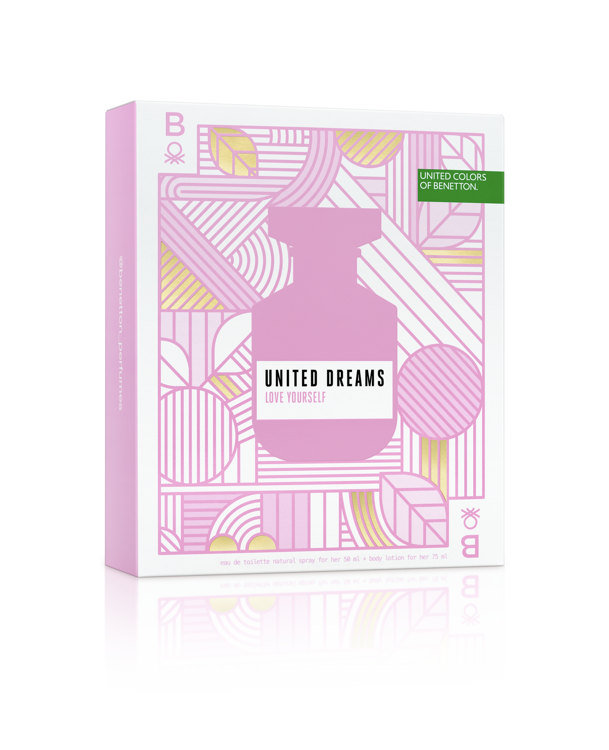 Imagen de Estuche Benetton Love Yourself Women (Edt 50 Ml+Body Lotion)