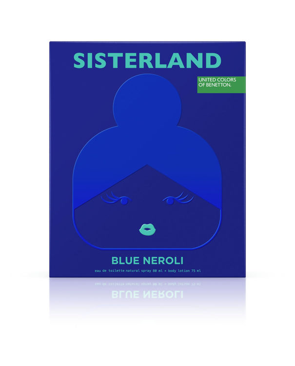 Imagen de Cofre Benetton. Sisterland Blue Neroli Edt 80Ml Y Crema
