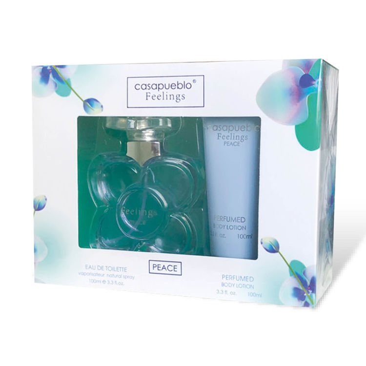 Imagen de Casapueblo Estuche Feelings Peace Perfume de Mujer 100 ml + Body Lotion