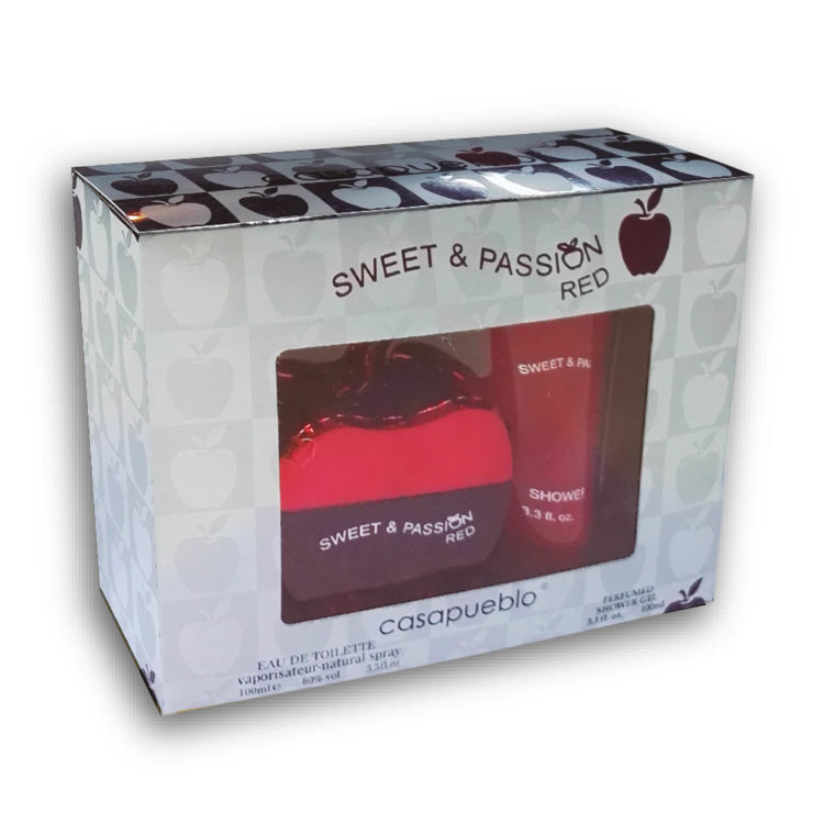 Imagen de Casapueblo Estuche Sweet & Passion Red Perfume de Mujer 100 ml + Body Lotion