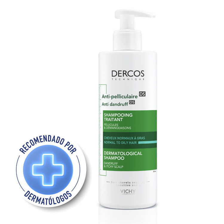 Imagen de Vichy Shampoo Dercos Anticaspa Cabello Grasos 390 ml