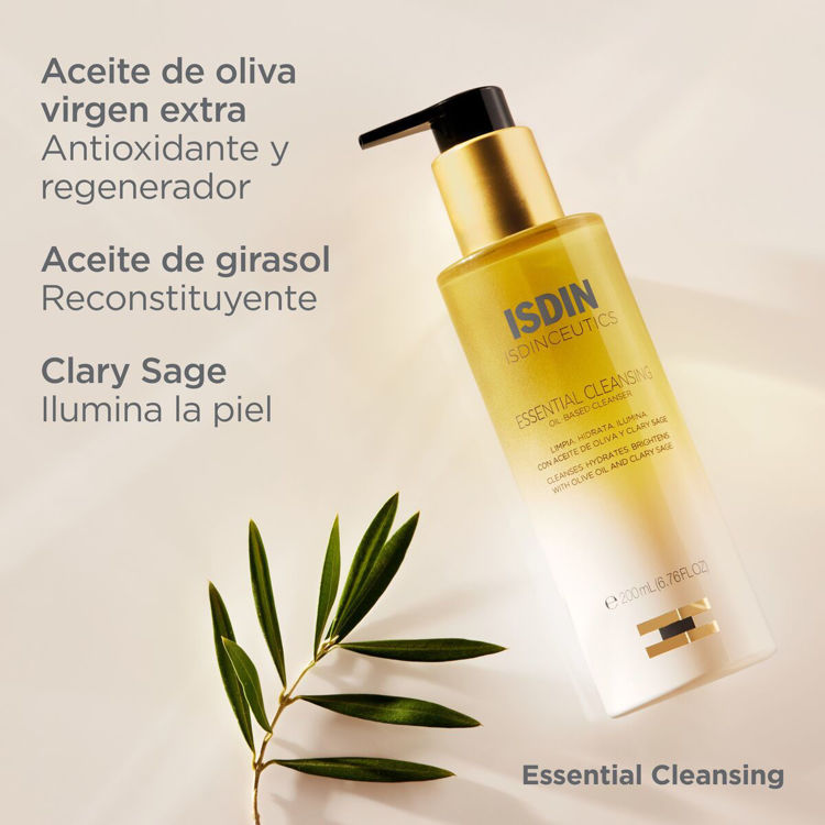Imagen de Isdin Aceite Limpiador Facial Essential Cleansing 200 ml