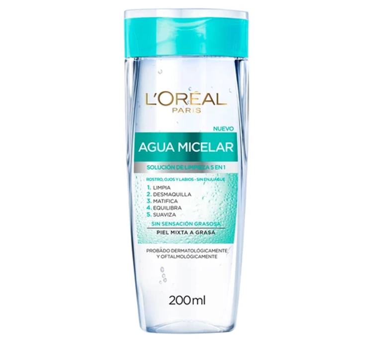 Imagen de L'Oréal París Agua Micelar Hidra Total 5para Pieles Mixtas 200ml