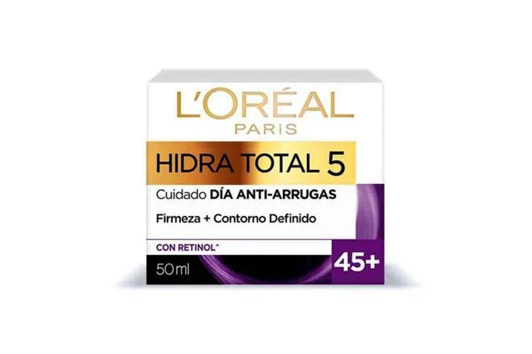 Imagen de L´Oréal Paris Crema  Hidra Total 5 Arrugas + 45 Años 50 ml
