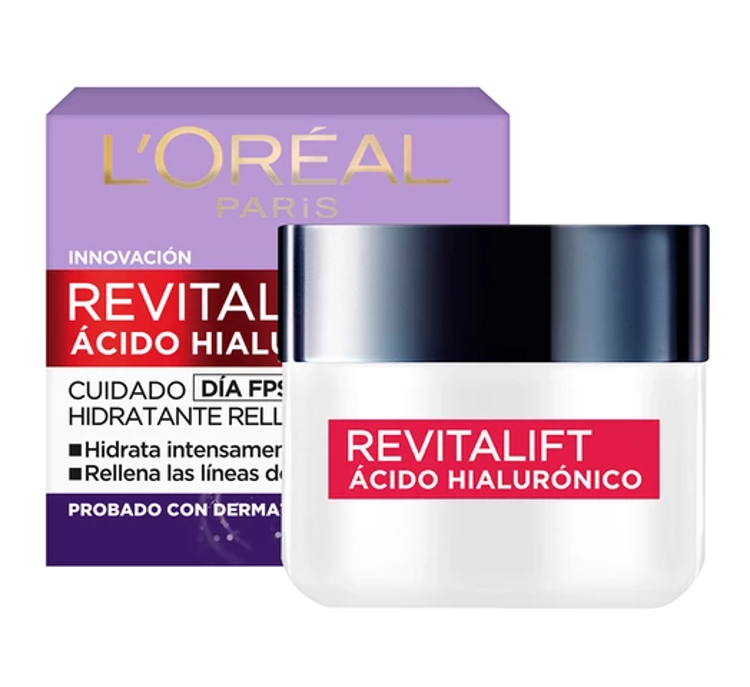 Imagen de L'Oréal Paris Crema Revitalift Día Ácido Hialuronico 50 ml