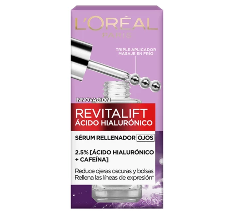 Imagen de L'Oréal París Sérum para Ojos Revitalift con Ácido Hialurónico 20ml