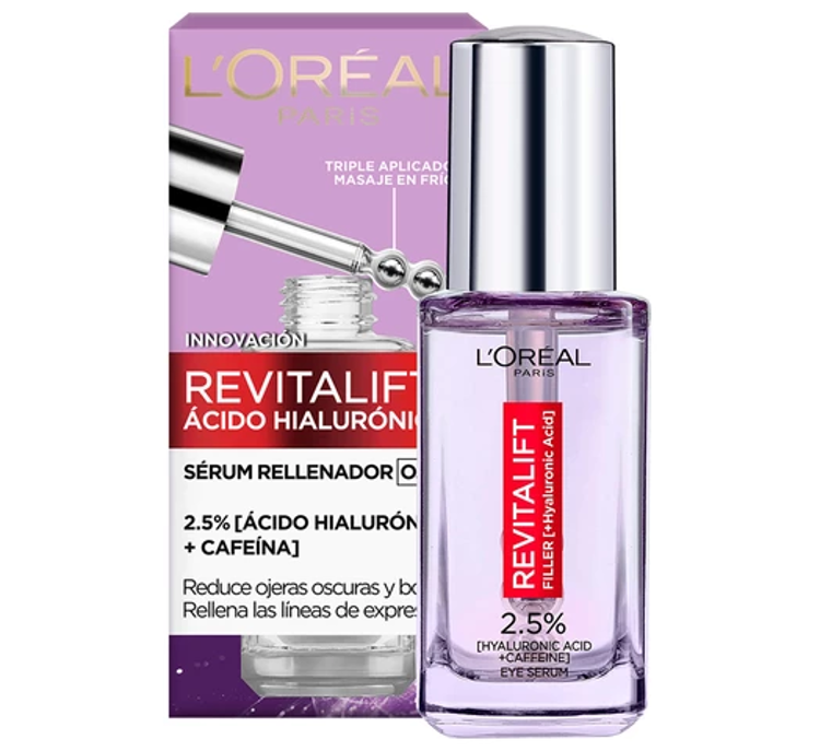 Imagen de L'Oréal París Sérum para Ojos Revitalift con Ácido Hialurónico 20ml