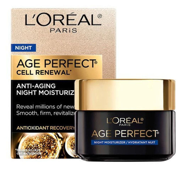 Imagen de L'Oreal Paris Crema Hidratante Noche Age Perfect Renovación Celular de 50 ml