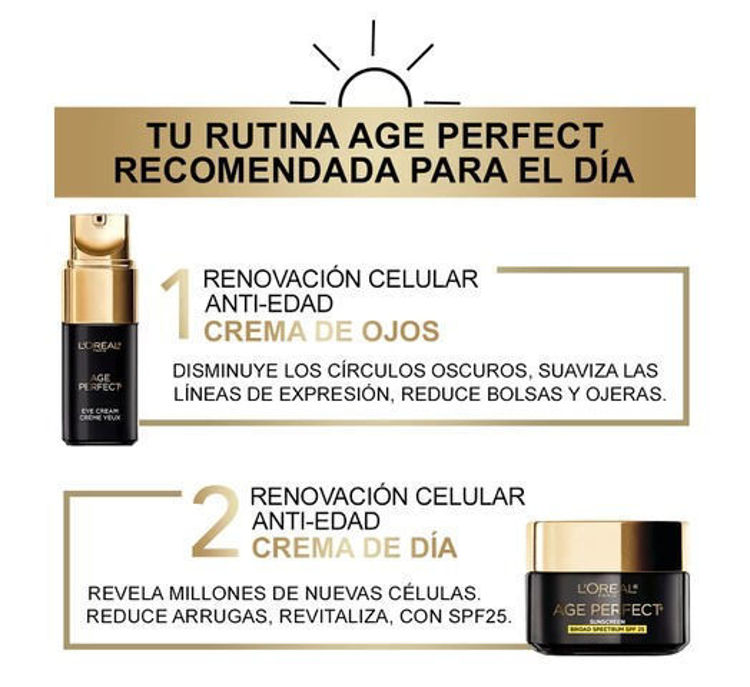 Imagen de L'Oréal Paris Crema Age Perfect Renacimiento celular contorno de  Ojos 15 ml