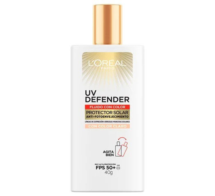 Imagen de L'Oréal Paris Protector Solar  Facial Uv Defender Con Color Fps 50   Tono Claro 40 gr