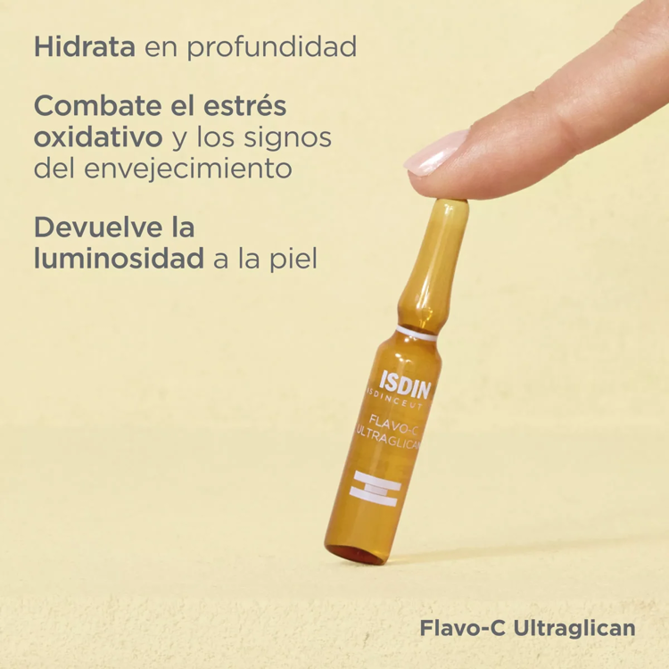 Imagen de Isdin Isdinceutics Ampollas Flavo-C Ultraglican  30 unidades