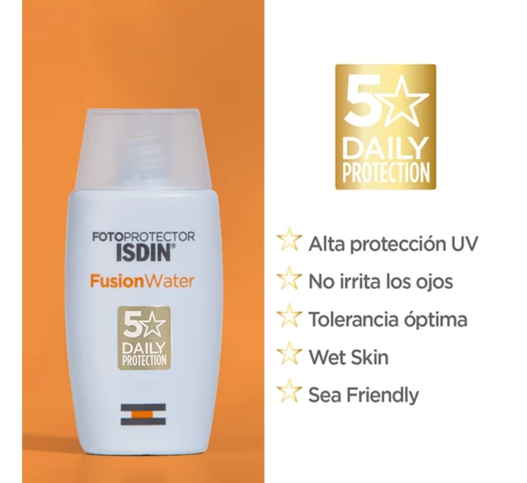 Imagen de Isdin Protector Solar Fusion Water Spf 50+ 50 ml