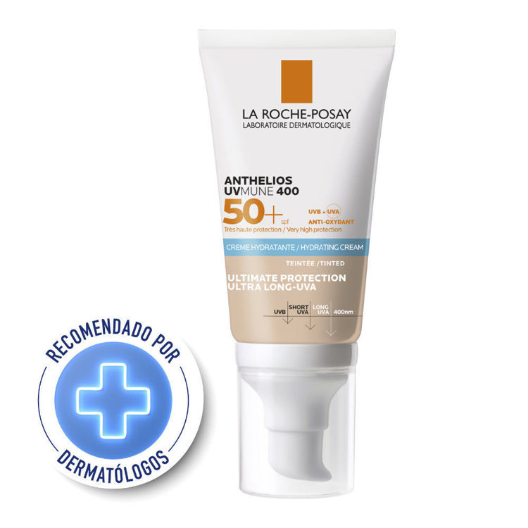 Imagen de La Roche Posay Protector Solar En Crema Anthelios 50+ Uv Cc