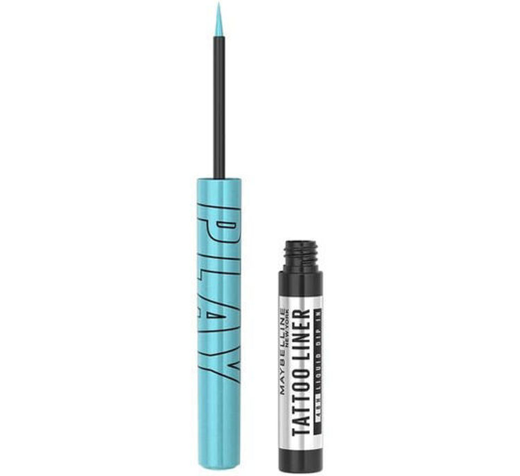 Imagen de Maybelline Delineador Attoo Liner Play Liquid WP Ride Celeste - 7ml