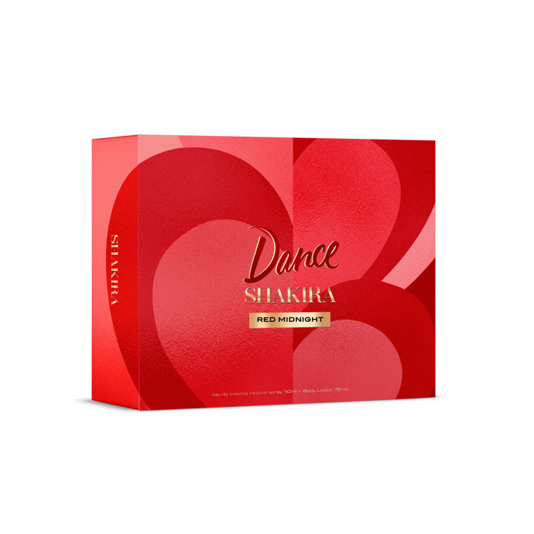 Imagen de Shakira Estuche Dance Red Midnight Perfume Mujer 50 ml + Loción Corporal