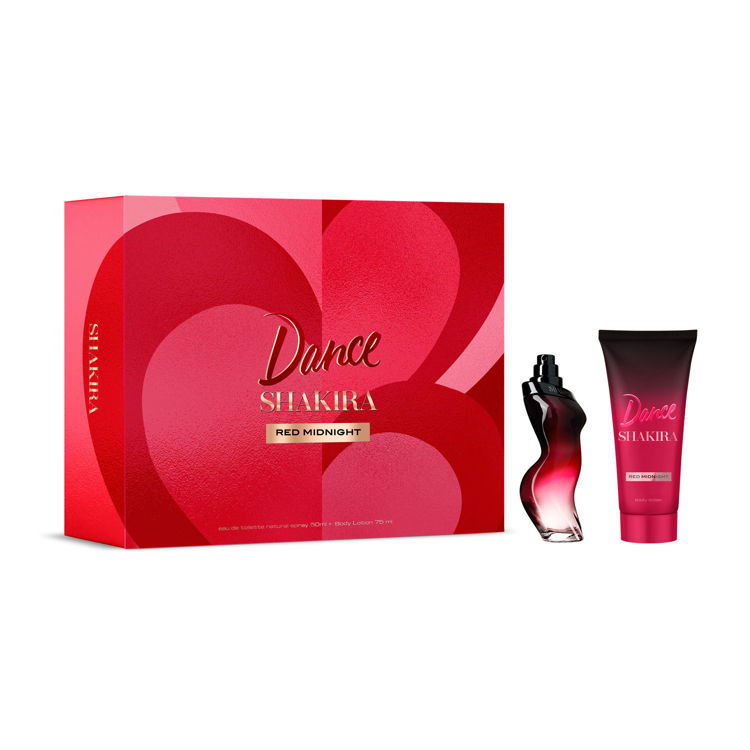 Imagen de Shakira Estuche Dance Red Midnight Perfume Mujer 50 ml + Loción Corporal