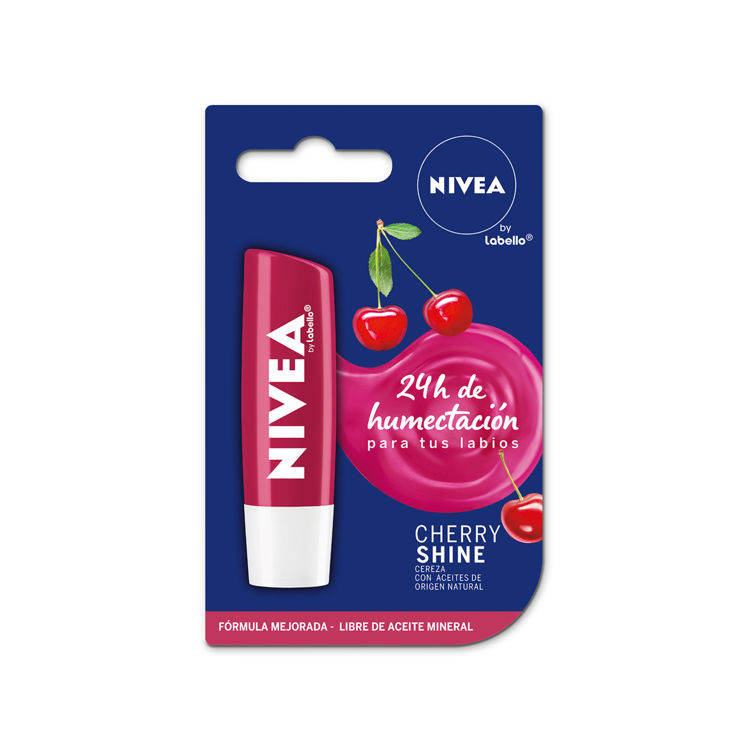 Imagen de Nivea Labello Protector de Labios Lip Care Cereza 4.8 gr