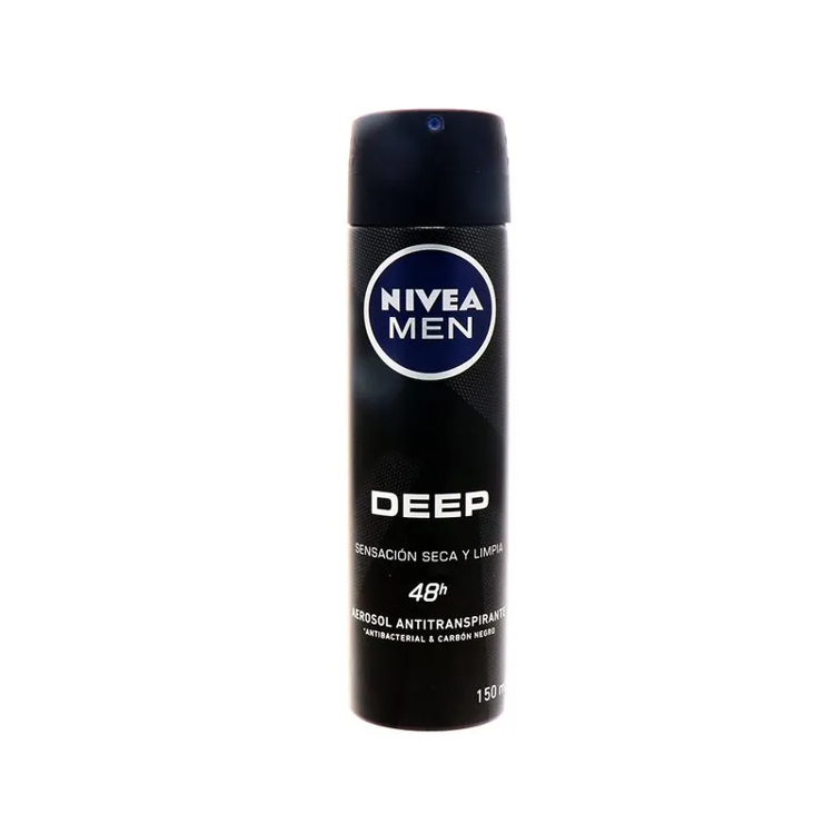 Imagen de Nivea  Desodorante  de Hen Aerosol para Hombre Deep Black Carbon 150 ml