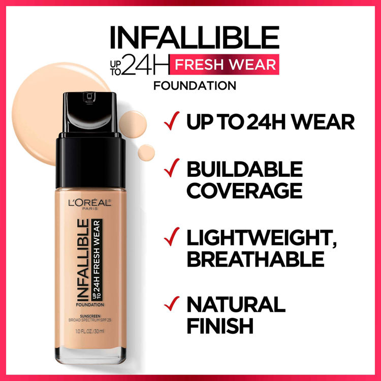 Imagen de L'Oréal Paris Base de Maquillaje Infallible Fresh Wear 24H  Golden Beige - 460