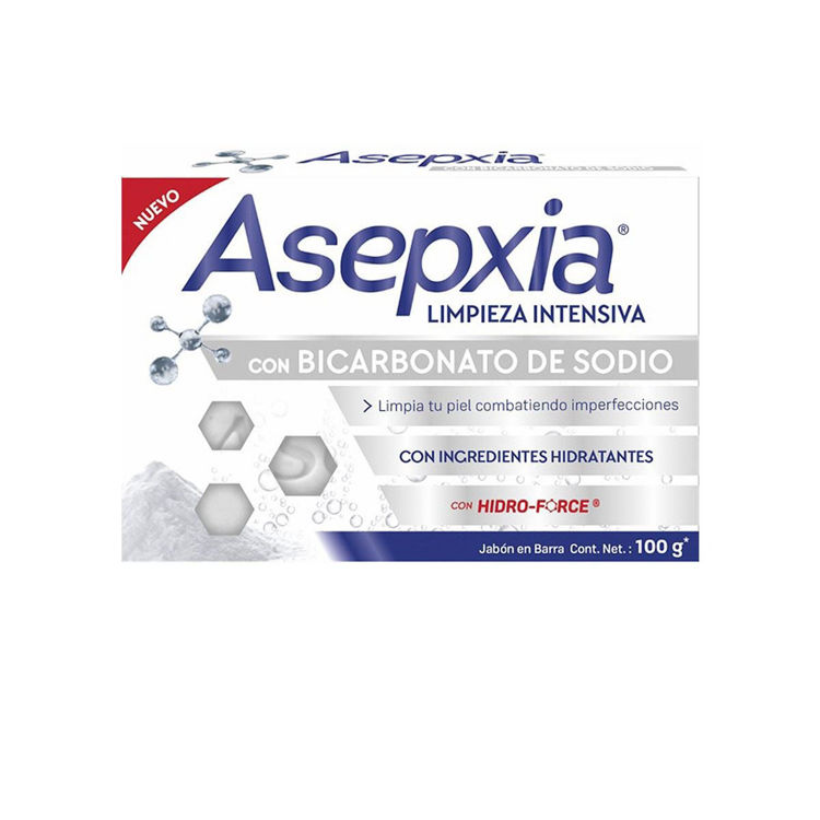 Imagen de Asepxia Jabón Con Bicarbonato De Sodio 100 Gr - Limpieza Intensiva