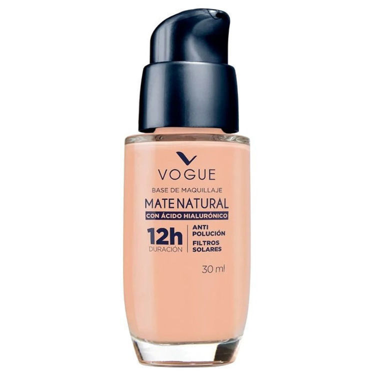 Imagen de Vogue Base Líquida Efecto Mate Con Acido Hialuronico  30 ml -  Trigo