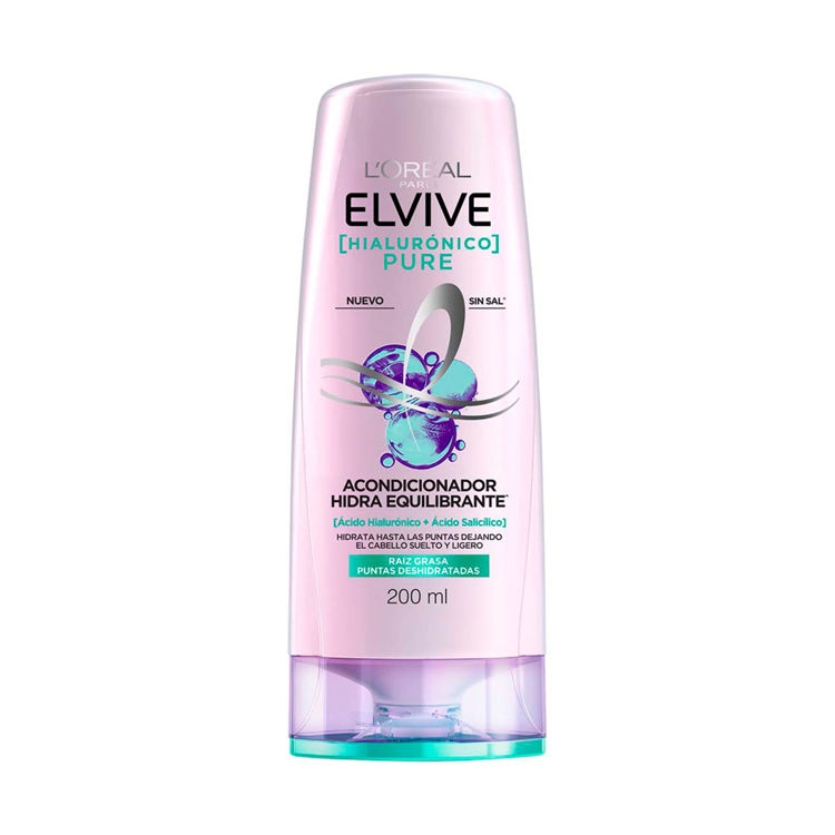 Imagen de L'Oréal Paris Acondicionador Elvive  Hialurónico Pure 200 ml