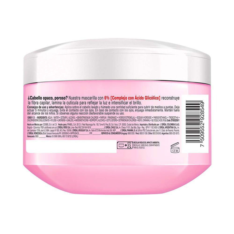 Imagen de L'Oréal Paris Baño De Crema Elvive  Glycolic Gloss  300 g