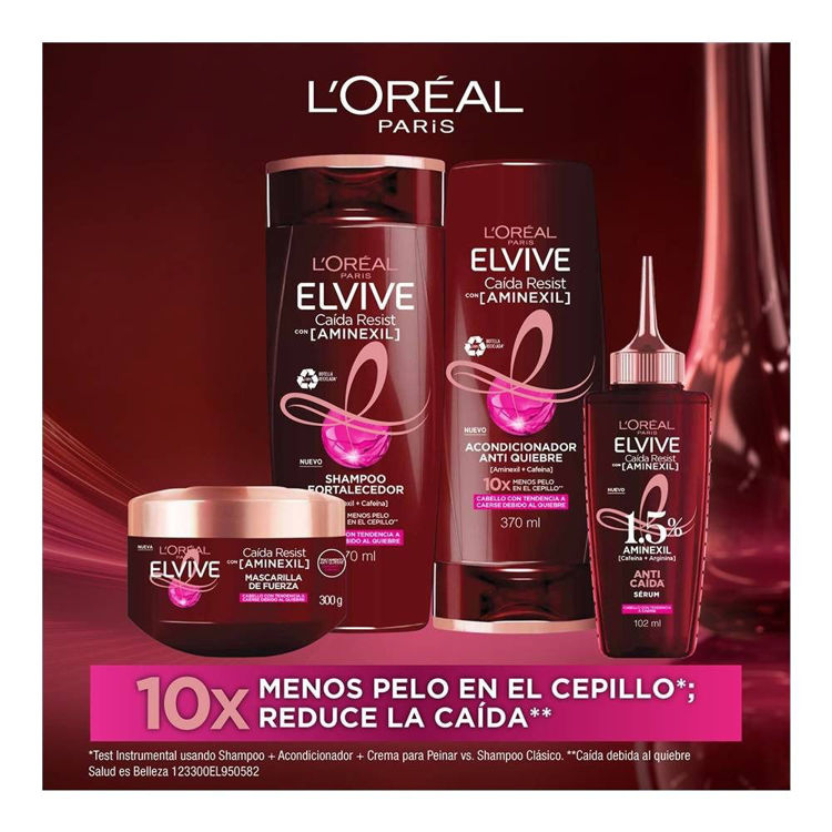 Imagen de L'Oréal Paris Crema Para Peinar Elvive  Anti Quiebre  Caída Resist 300 ml