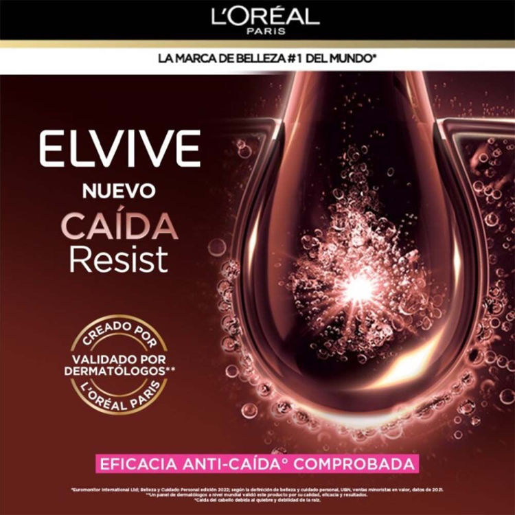 Imagen de L'Oréal Paris Crema Para Peinar Elvive  Anti Quiebre  Caída Resist 300 ml