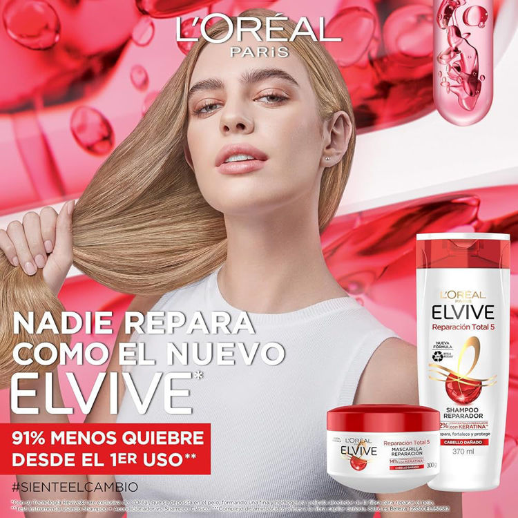 Imagen de L'Oréal Paris Crema Para Peinar Elvive  Reparación Total 5 250 ml
