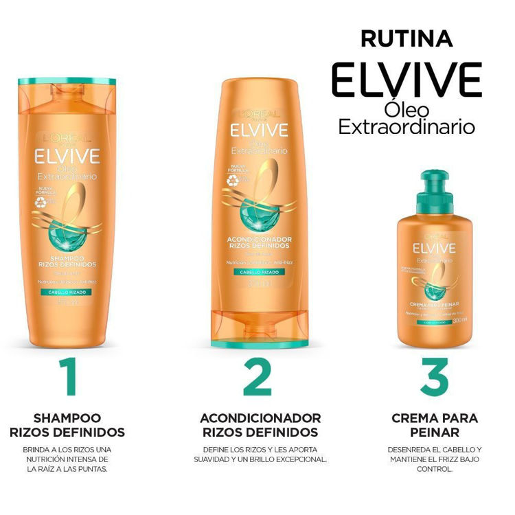 Imagen de L'Oréal  Paris Crema Para Peinar Elvive  Rizos Definidos 300 ml