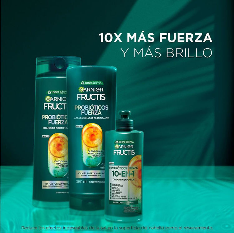 Imagen de Garnier Fructis Acondicionador Probióticos Fuerza  350 ml