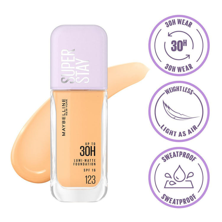 Imagen de Maybelline Base de Maquillaje Superstay Lumi Matte - 123