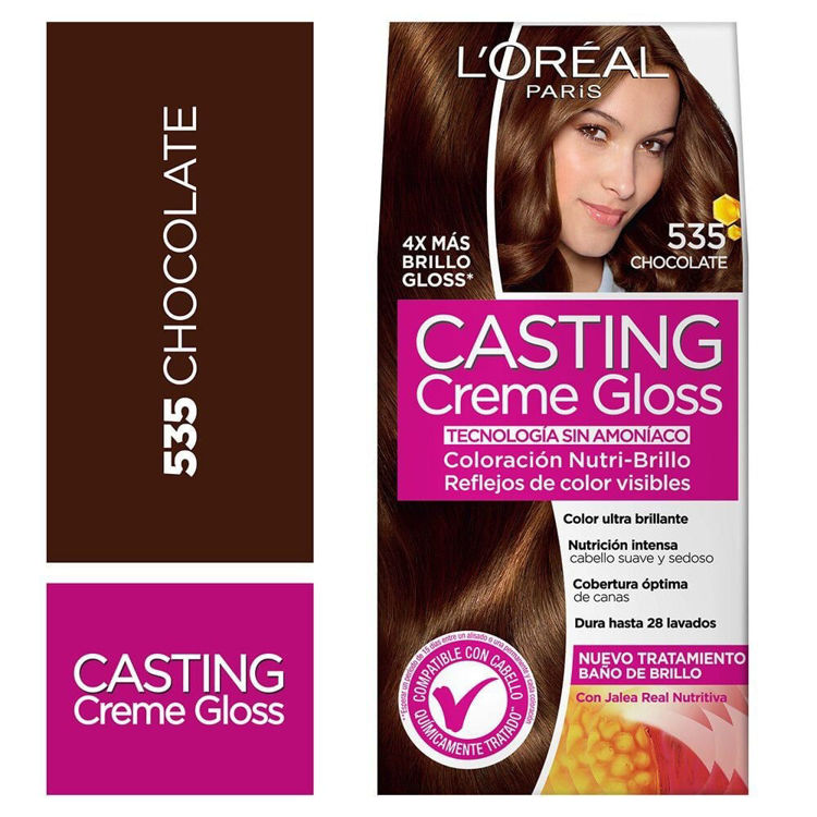 Imagen de L'oreal Paris Tinta Casting Creme Gloss 535 Chocolate