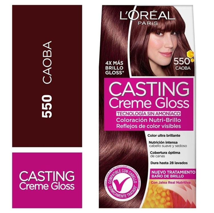 Imagen de L'oreal Paris Tinta Casting Creme Gloss 550 Caoba
